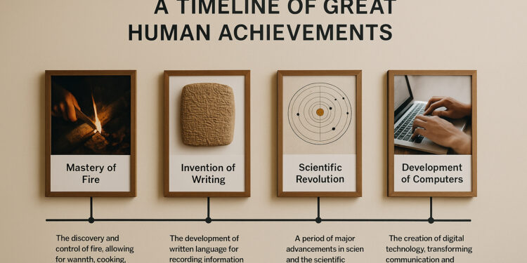 A Timeline of Great Human Achievements