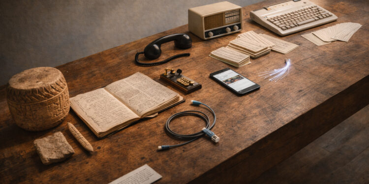 Mapping Communication Shifts Through Historical Timelines