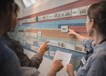 Designing Layered Historical Timelines for Public Understanding