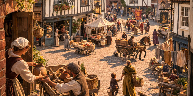 Intersections, Households, and Social Life in Market Towns