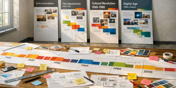 Designing Effective Historical Timelines for Public Spaces