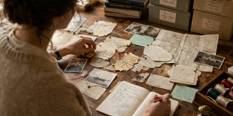 Weaving Context Around Fragmented Historical Lives