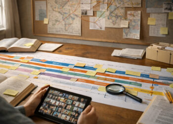 From Events to Narrative: Structuring Historical Timelines