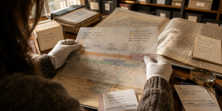Organizing Temporal Layers to Reveal Historical Patterns
