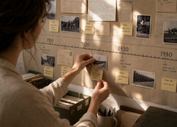 Integrating Primary Sources into Readable Historical Timelines