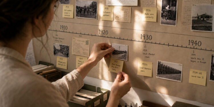 Integrating Primary Sources into Readable Historical Timelines
