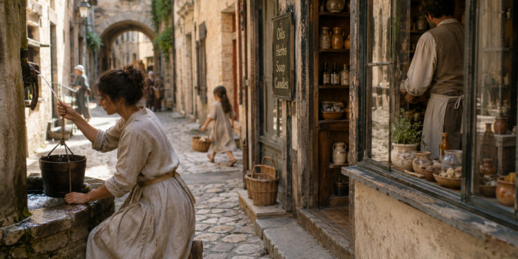 Windows, Wells, and Walkways: Material Life in Market Towns