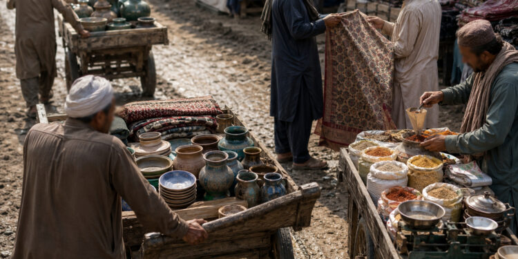 Hidden Networks: Daily Trade and Regional Cultural Formation