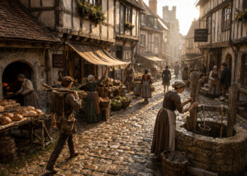 Rhythms of Shared Spaces in Historic Town Life