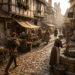 Rhythms of Shared Spaces in Historic Town Life