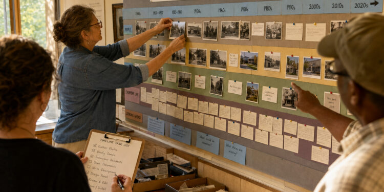 A Stepwise Approach to Sequencing Local Historical Events