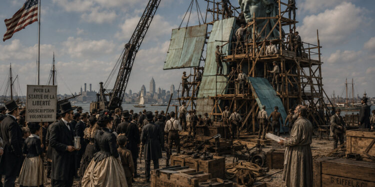 How a Gift from France Became the Statue of Liberty