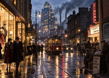 When Coal Met Neon: Cities Between the Wars